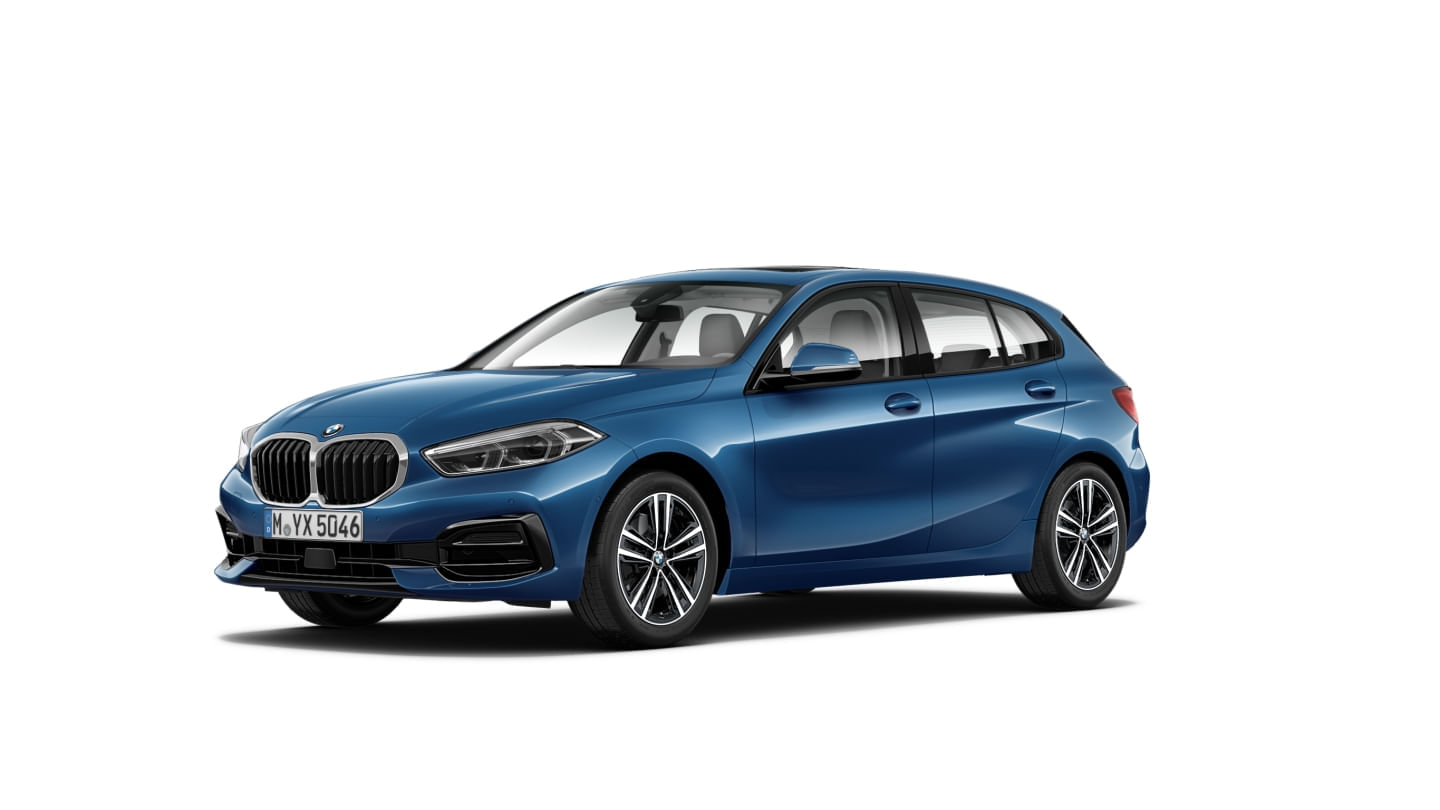 BMW 118i Sport Line 2024 - Azul Fitonico - Combinación Tela/Sensatec Anthracita Con Acentuación Gris