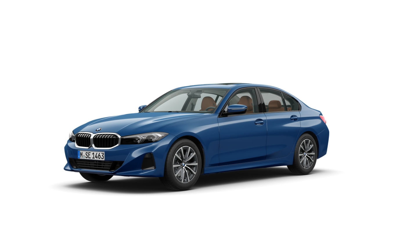 BMW 320I Sport Line 2024 - Azul Fitonico - Sensatec Perforado | Cognac Con Contenido Ampliado