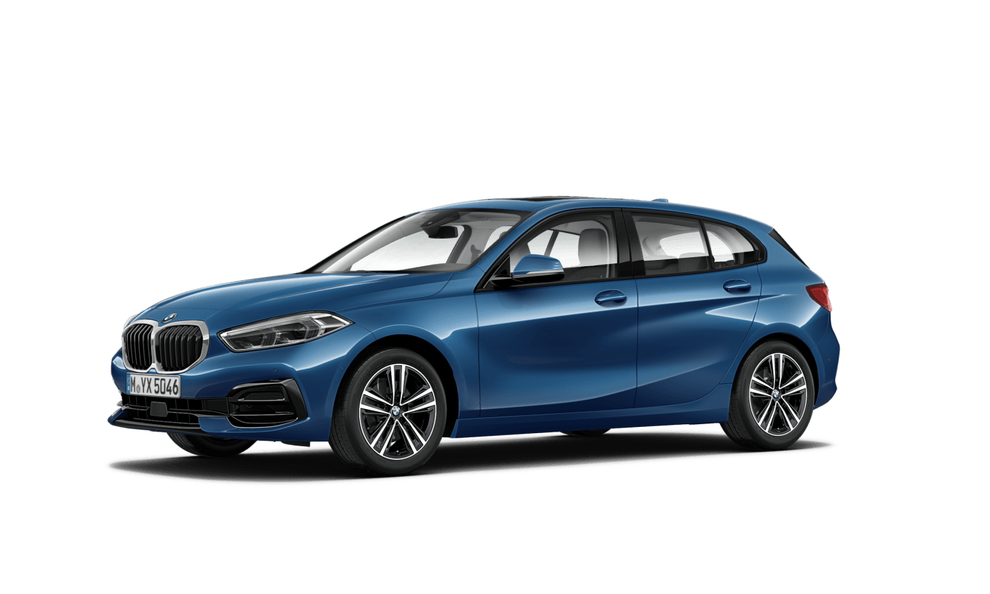 BMW - 118i - Sport Line - Azul Fitonico - Combinación Tela/Sensatec Anthracita Con Acentuación Gris - 2024