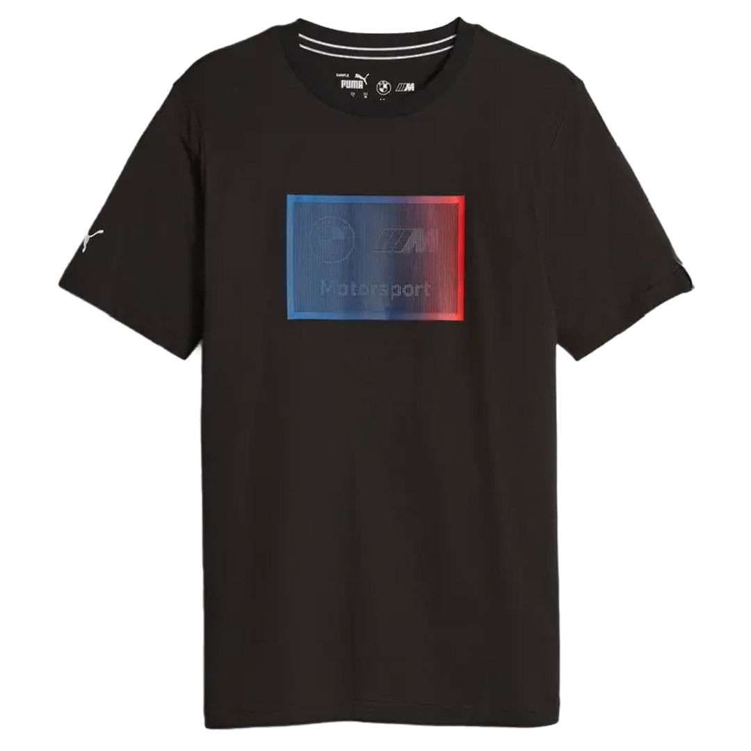 CAMISETA LOGOTIPO M MOTORSPORT BMW BY PUMA HOMBRE-NEGRO-TALLA S