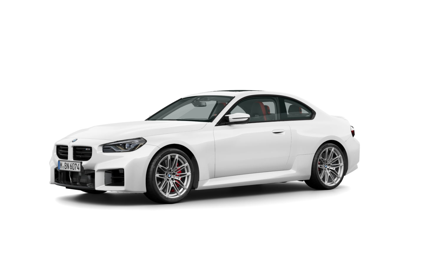 BMW - M2 Coupé - Premium - Blanco Alpino - Cuero Vernasca Negro/Rojo Resaltado - 2025